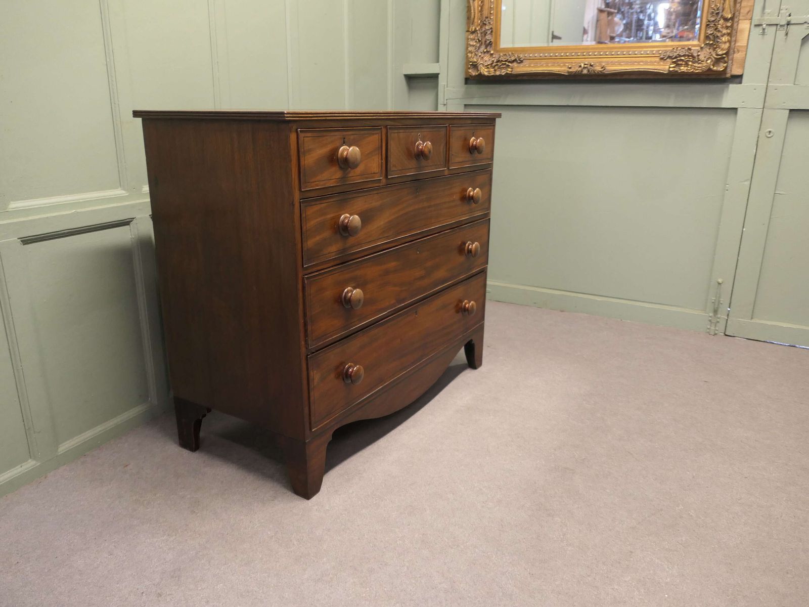 Late 18th Century Mahogany Chest Of Drawers This Is A Wonderful Looking Piece photo buy