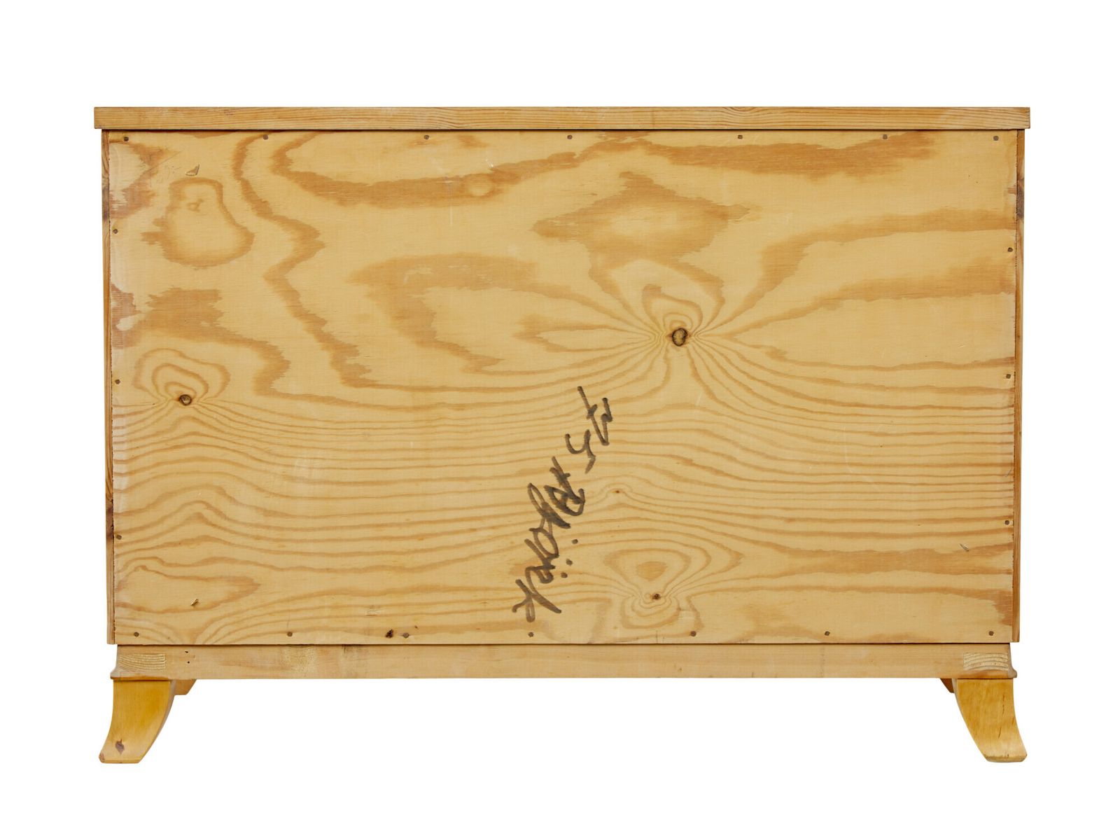 Swedish Mid Century Inlaid Birch Chest Of Drawers. photo buy
