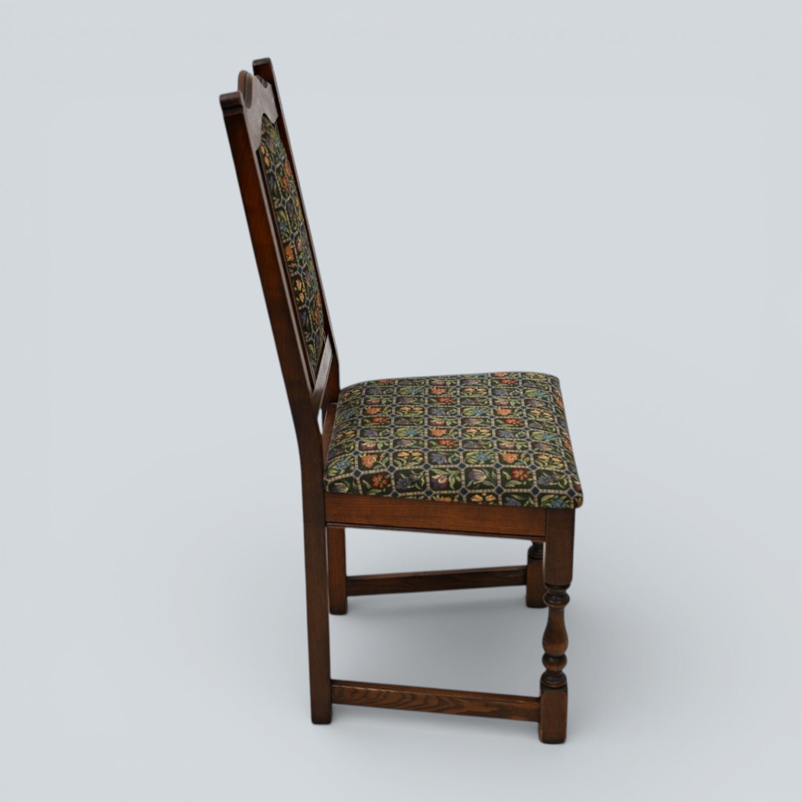 photo furniture 6 Old Charm Dining Chairs Oak Frame Tudor Brown Widford Green Free Uk Delivery