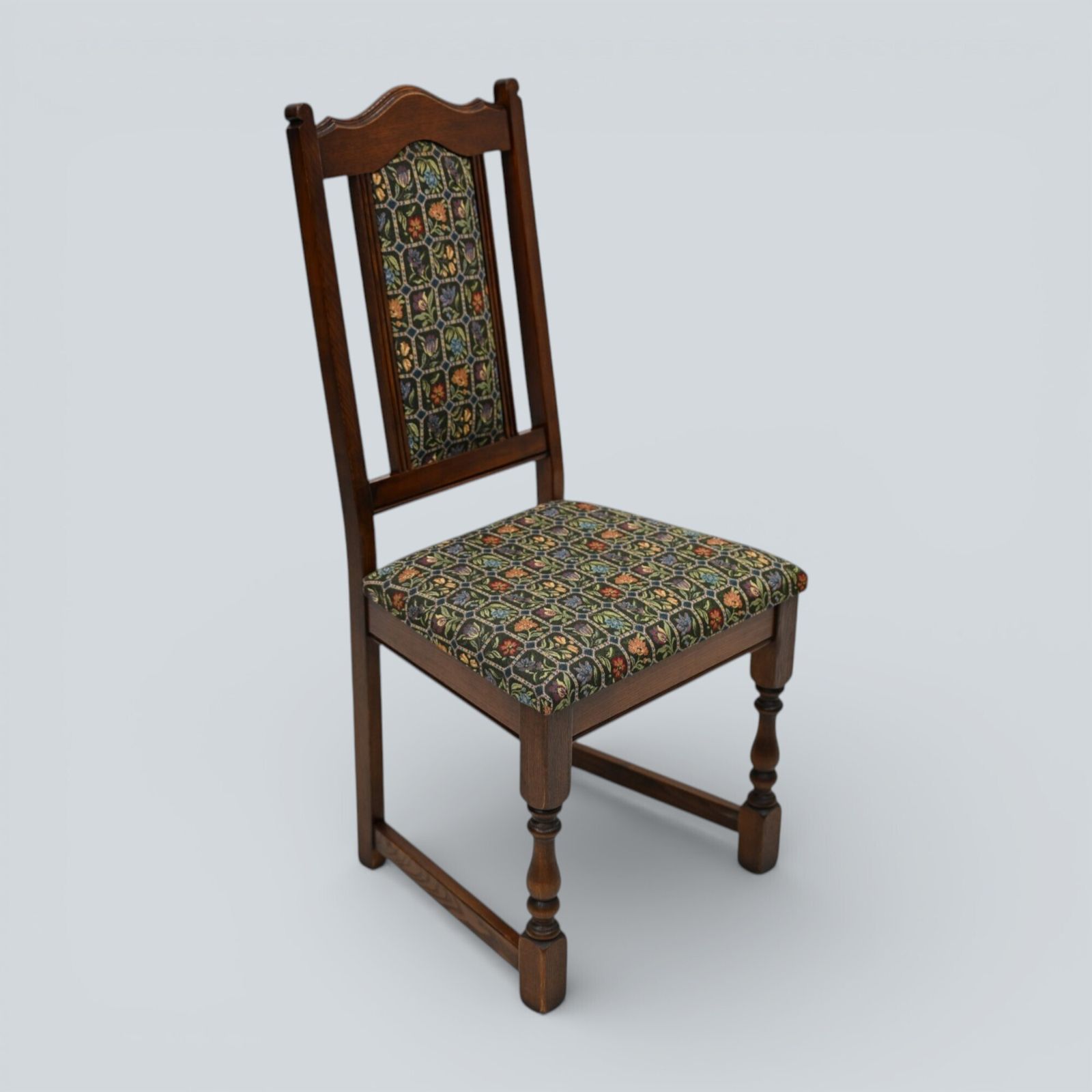 photo for sale 6 Old Charm Dining Chairs Oak Frame Tudor Brown Widford Green Free Uk Delivery