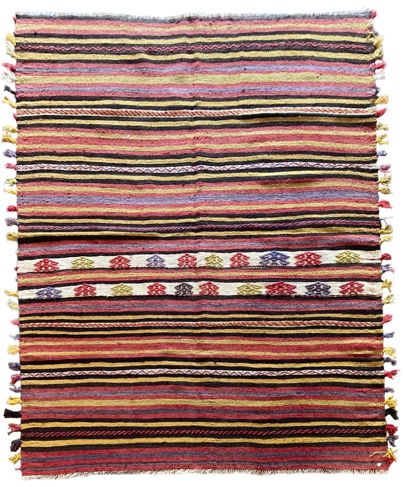 Vintage Anatolian Kilim 1.77m X 1.38m