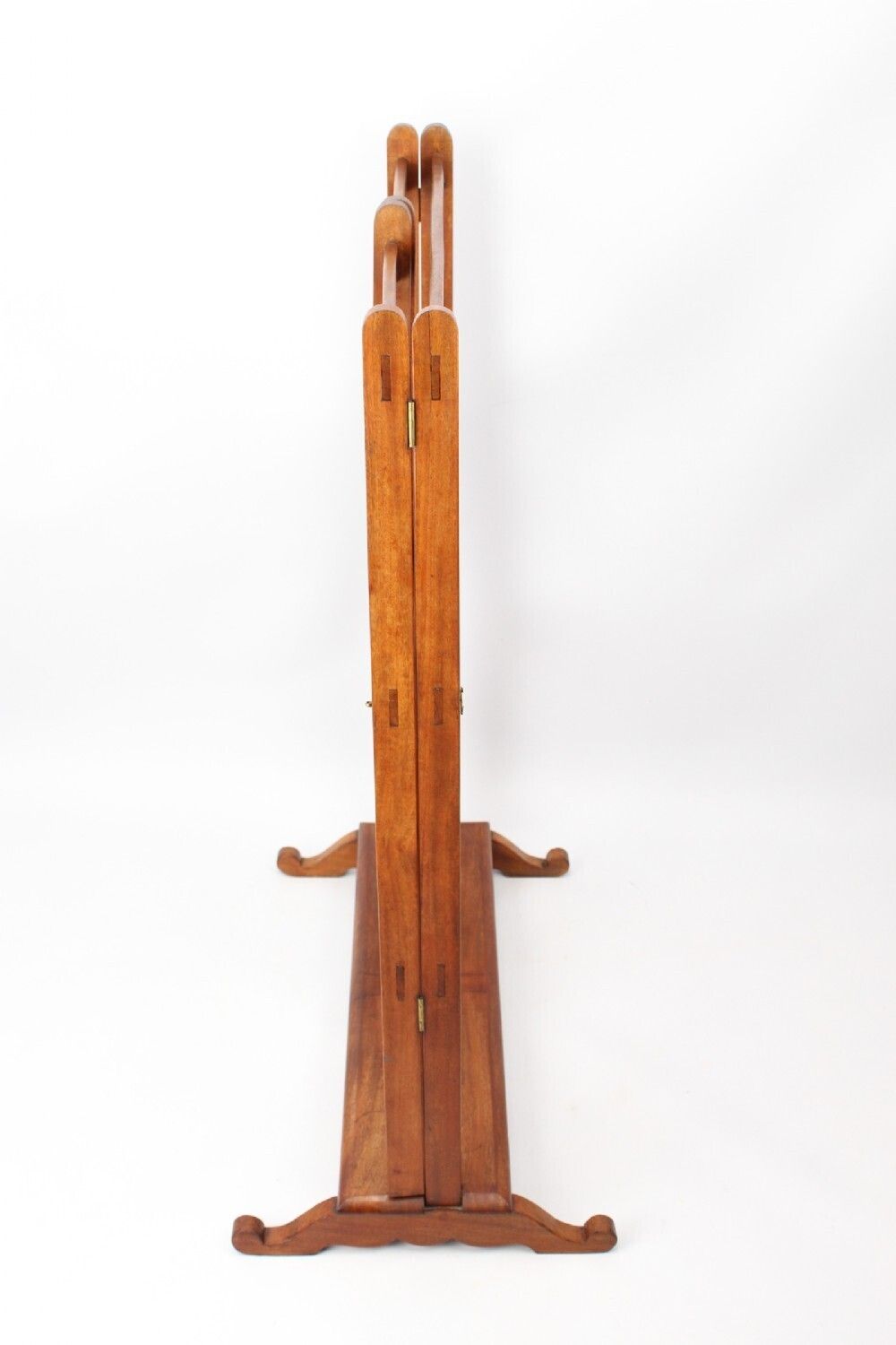 Victorian Mahogany Folding Cheval Towel Rail photo for sale
