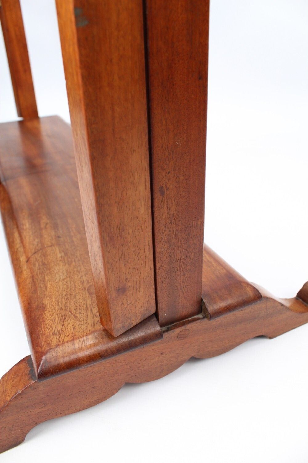 Furniture Victorian Mahogany Folding Cheval Towel Rail photo