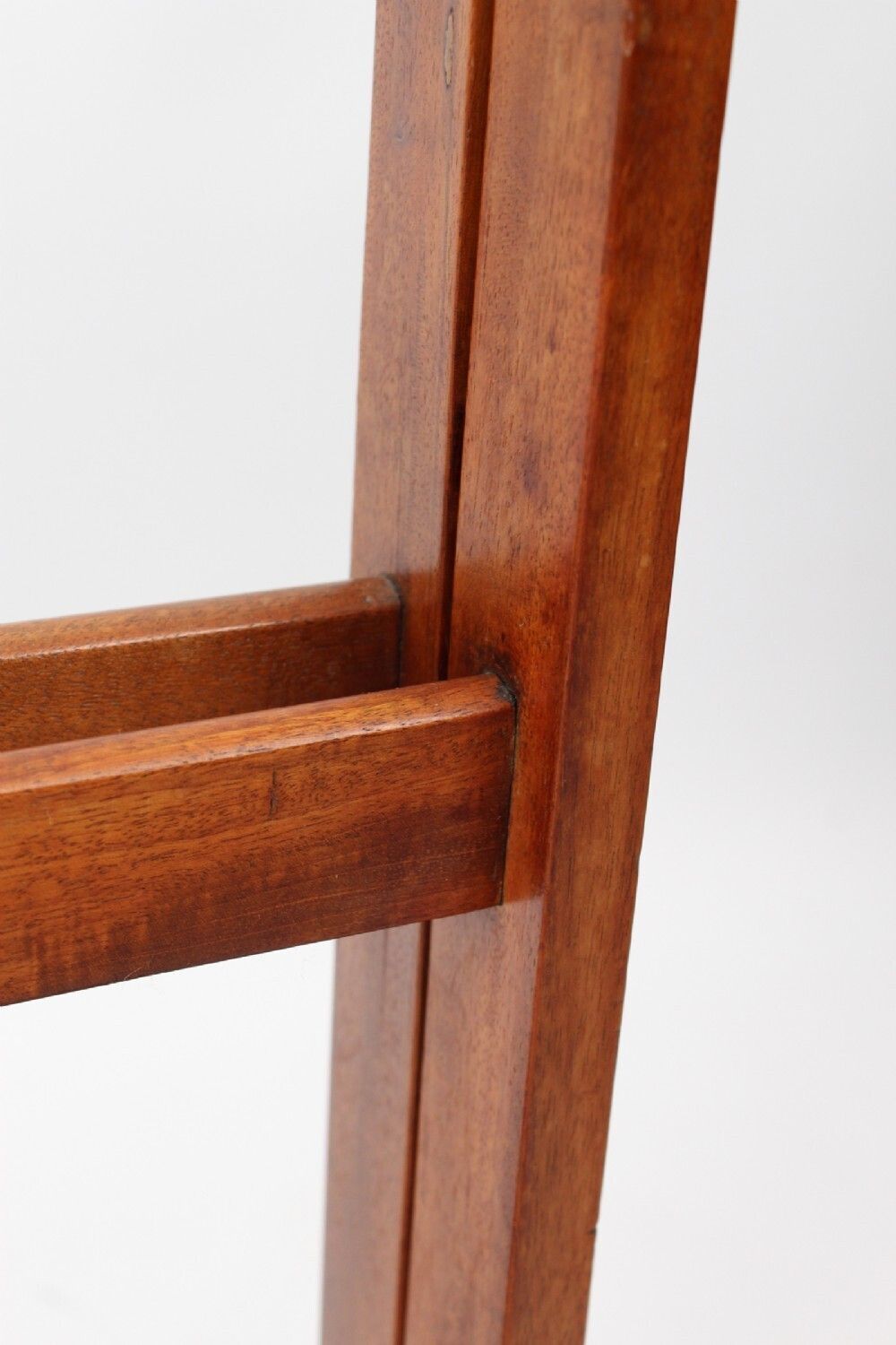 395.0 Victorian Mahogany Folding Cheval Towel Rail photo