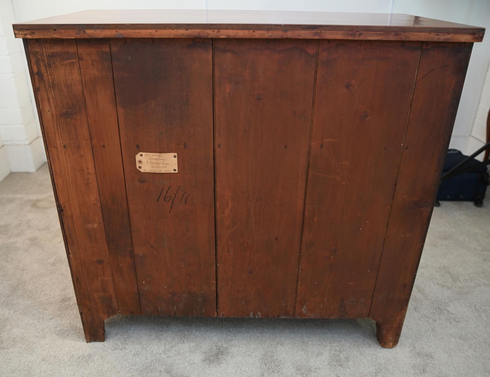 photo vinterior Scottish Georgian Chest Drawers Mahogany 1820 Sheraton