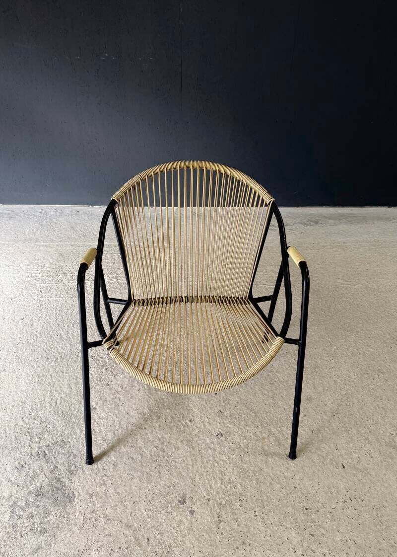 Mid Century Design Spaghetti Fauteuil Van Torck, België, Ca. Jaren 1950 photo 1150.0