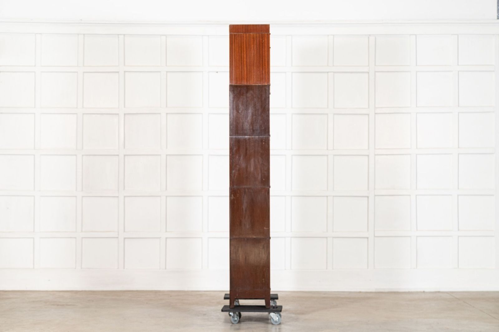 photo for sale Large Gunn Mahogany Glazed Sectional Bookcase