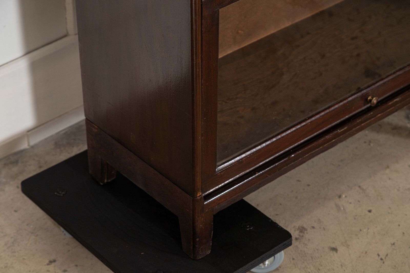 photo buy Large Gunn Mahogany Glazed Sectional Bookcase