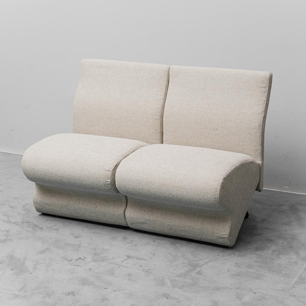 Pair Of Vintage Armchairs In 1970s Modern Fabric photo 430.0