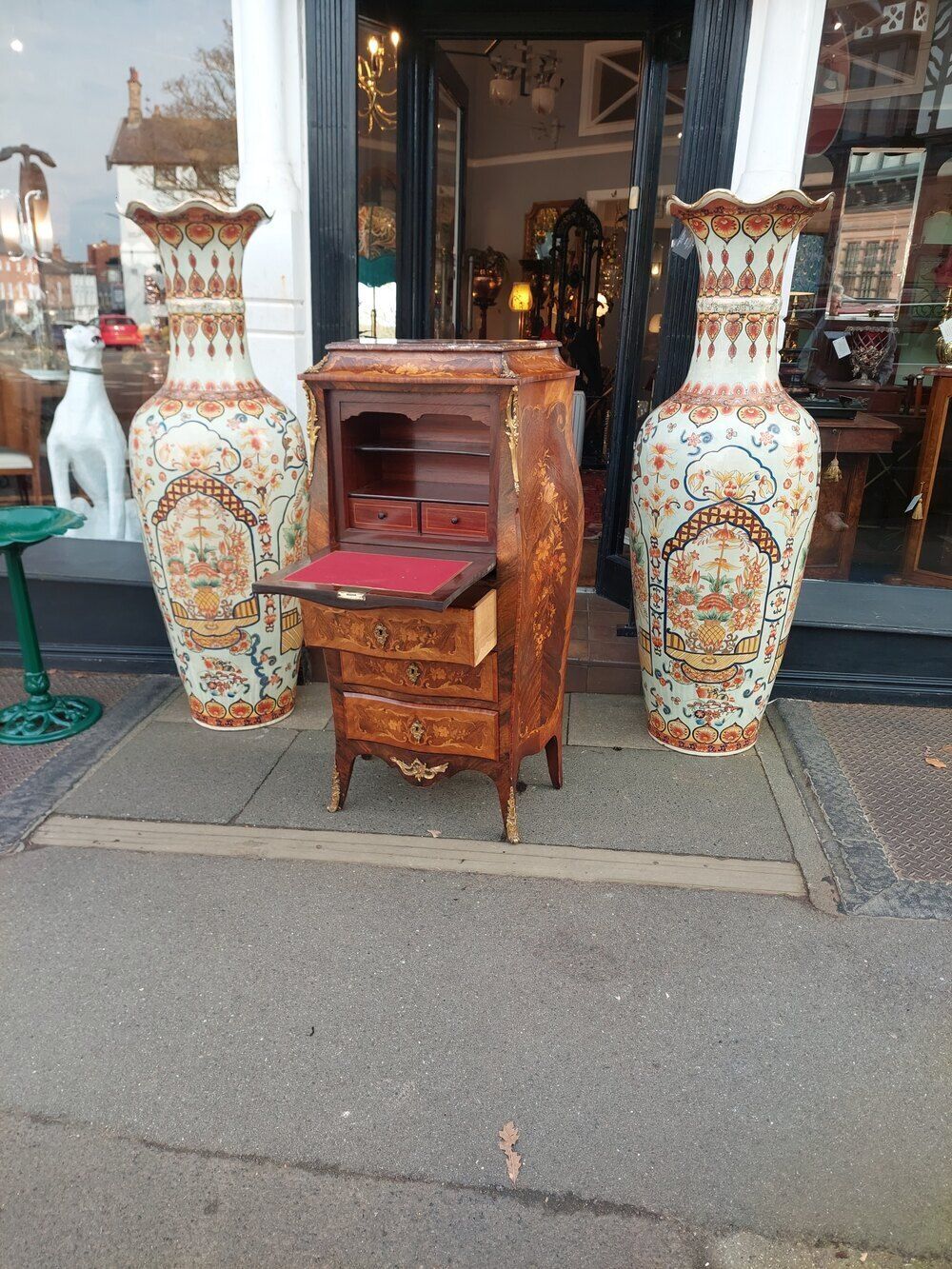 19thc French Marquetry Secrataire A Abattant photo 1650.0