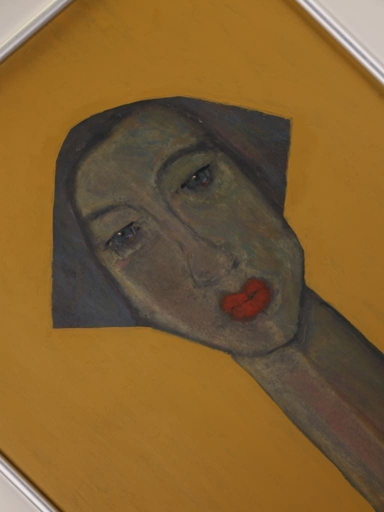 Art | Head Mistress — Masterful Modernist Painting By Harry Charles Tim (Framed & Signed) photo vintage