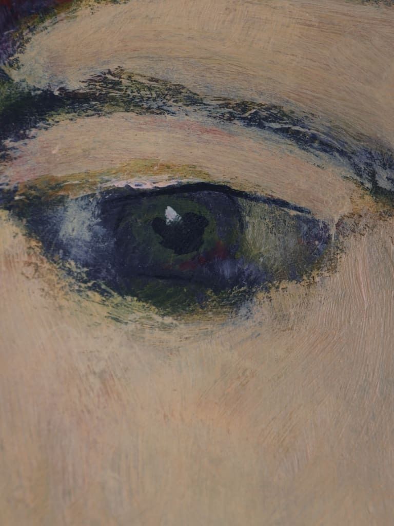 photo for sale Art | Chloe — Masterful Modernist Portrait By Harry Charles Tim (Framed & Signed)