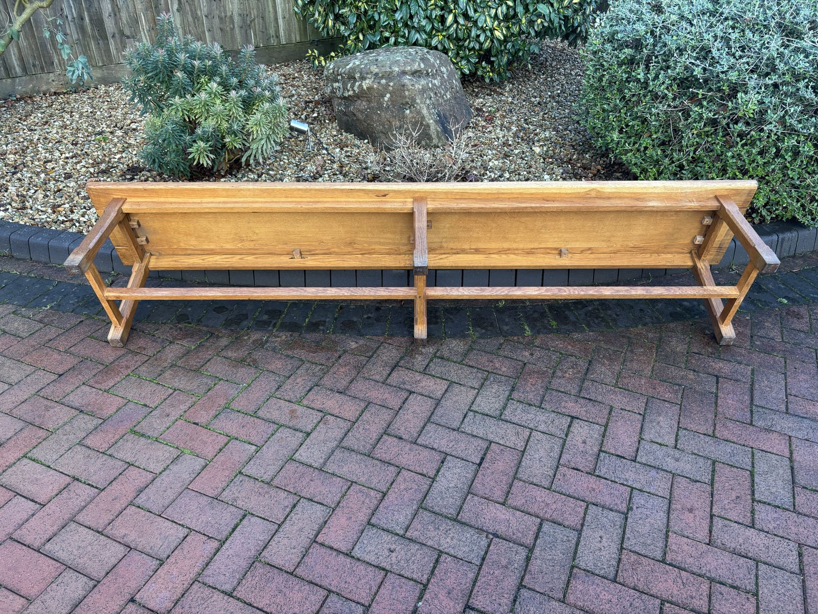 Cotswold School Oak Long Bench photo 1590.0