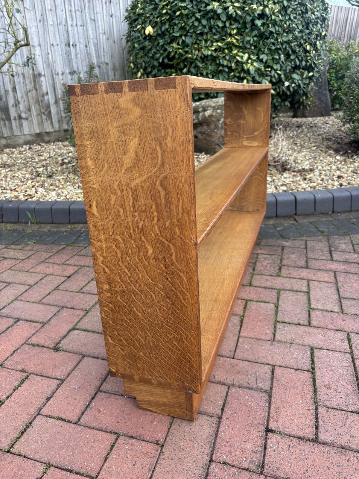 Cotswold School Oak Bookcase, 1930s photo Furniture