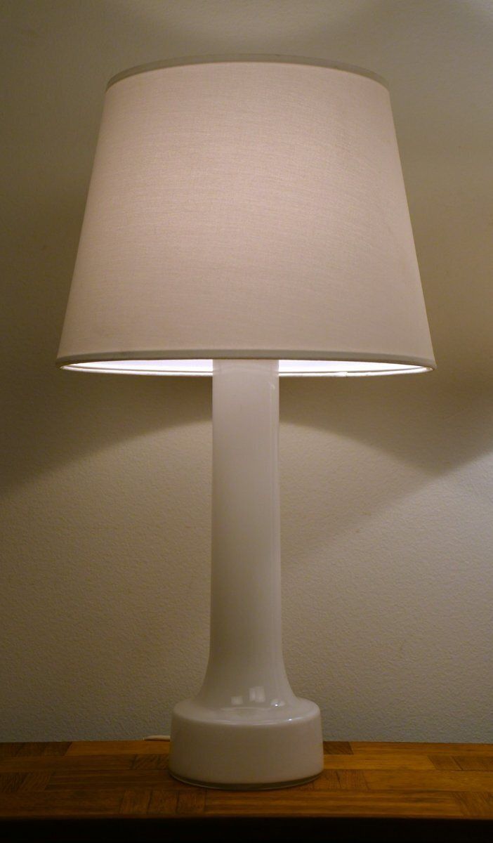 Large Swedish Art Glass Table Lamps From Bergboms, 1960s, Set Of 2 photo furniture