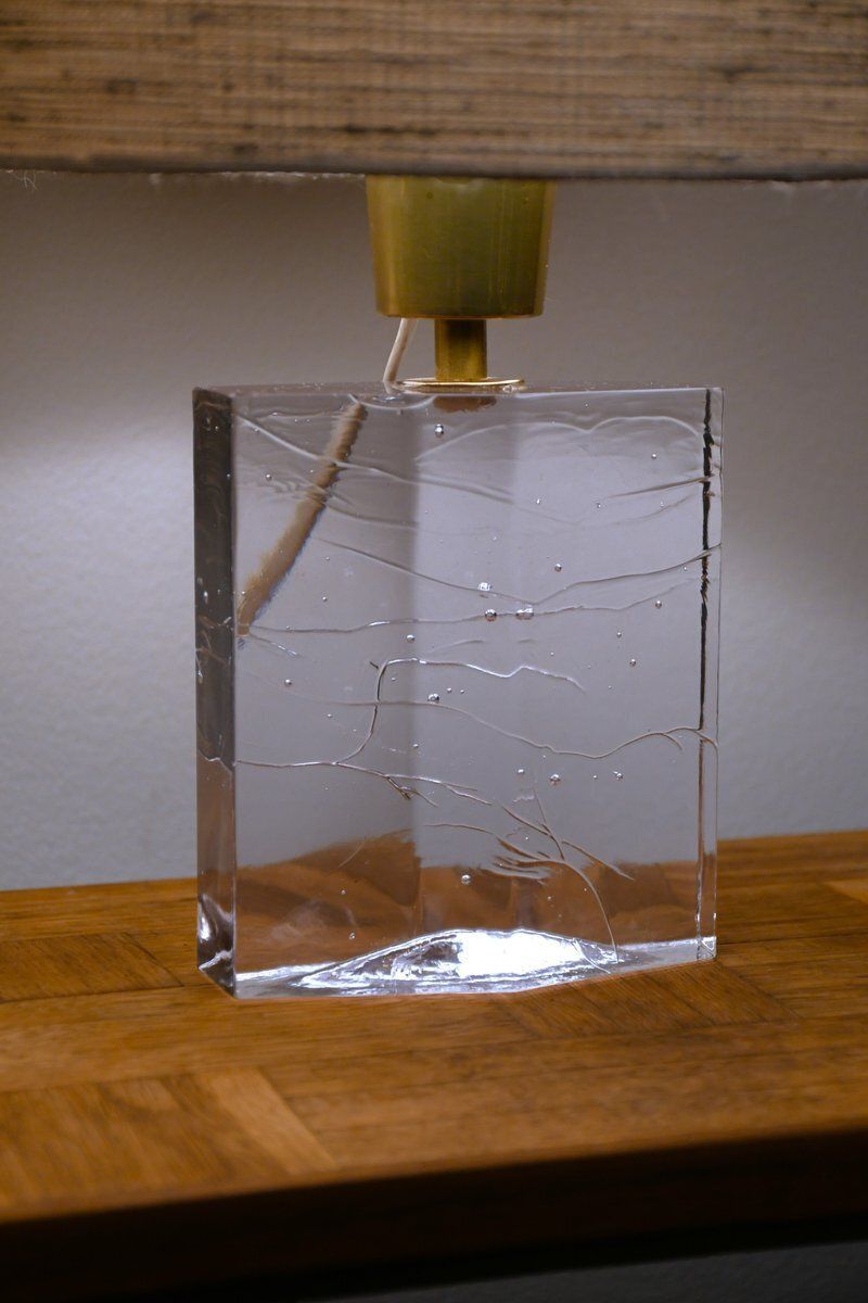 Vintage Finnish Art Glass Table Lamps By Timo Sarpaneva For Iittala, 1960s, Set Of 2 photo furniture