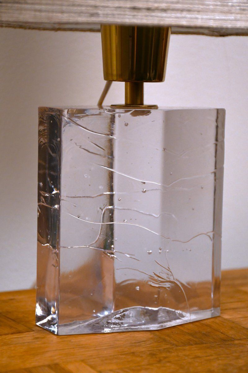 Vintage Finnish Art Glass Table Lamps By Timo Sarpaneva For Iittala, 1960s, Set Of 2 photo 3149.0