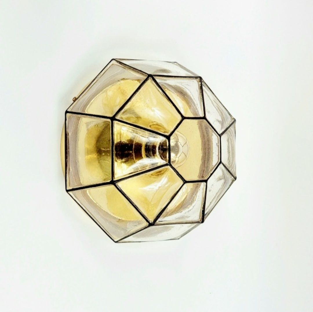 Mid Century Glazen Plafondlamp Van Limburg, Duitsland, Jaren 1960/1970 photo for sale