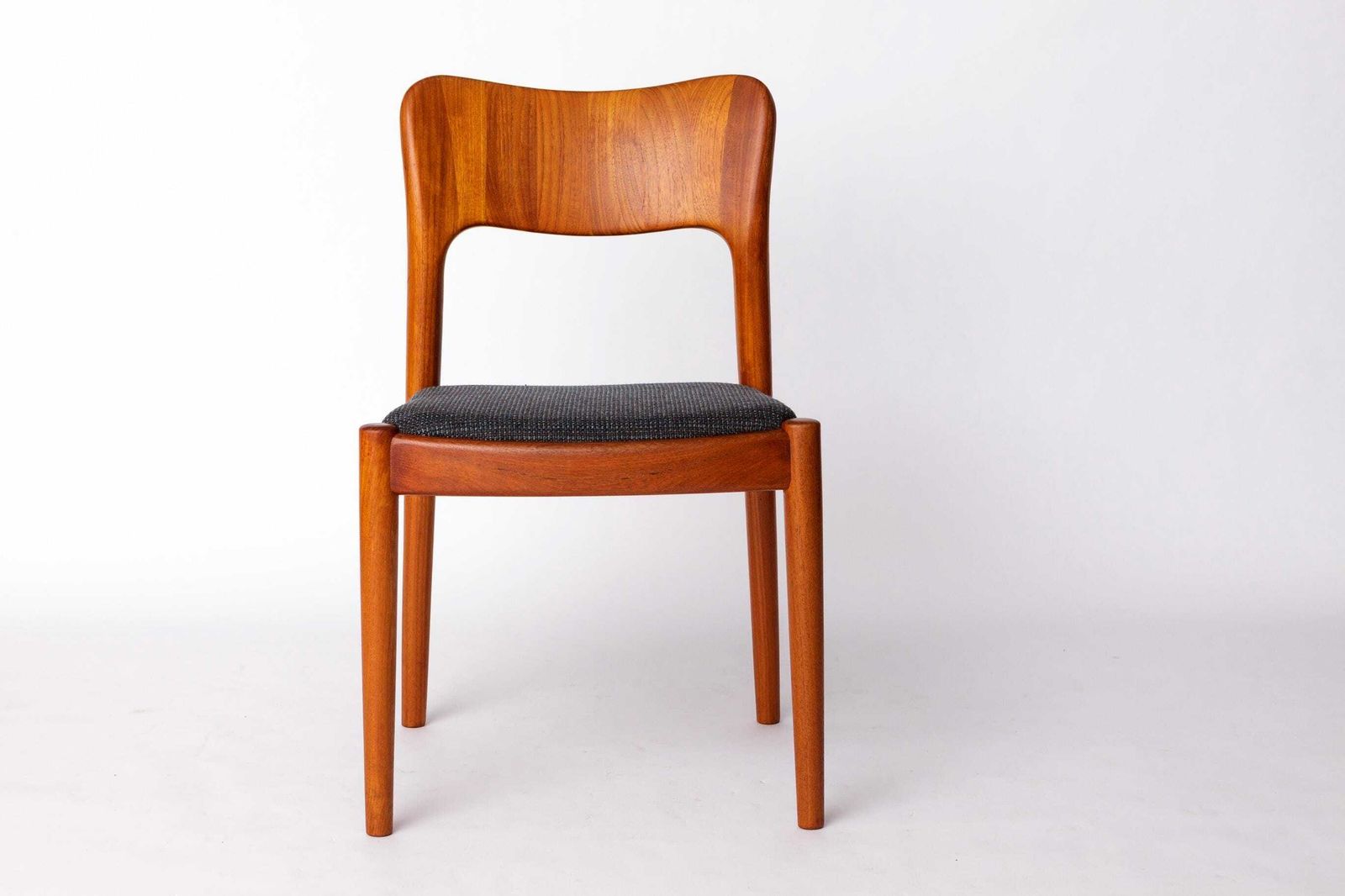 Set Of 6 Niels Koefoed “Ole” Dining Chairs, Danish Mid Century Teak Chairs 1970s, Koefoeds Hornslet Vintage Chairs photo furniture