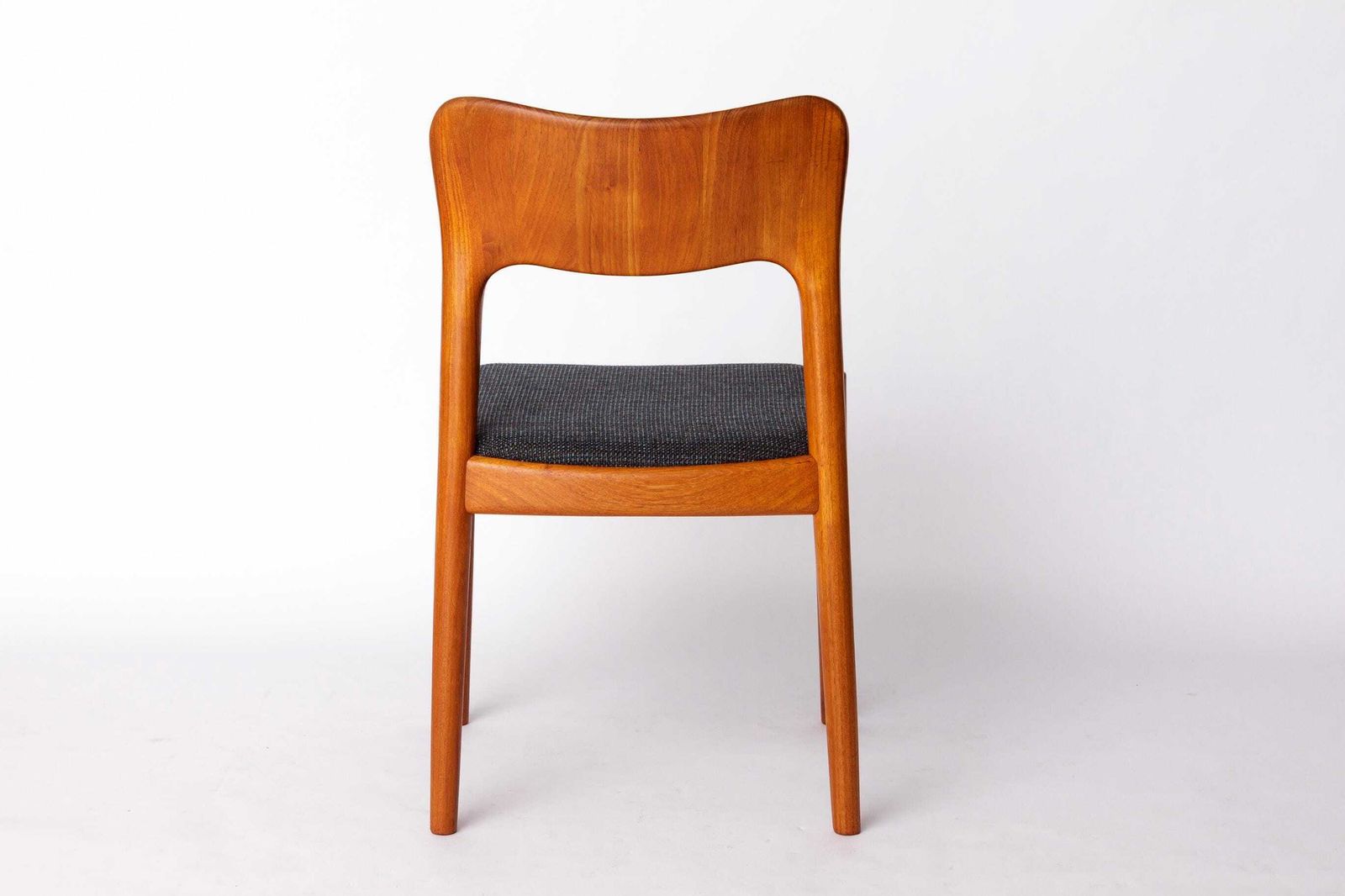 Set Of 6 Niels Koefoed “Ole” Dining Chairs, Danish Mid Century Teak Chairs 1970s, Koefoeds Hornslet Vintage Chairs photo vintage