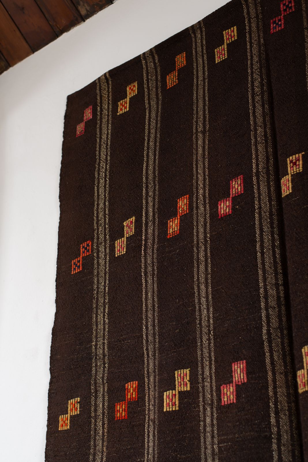 Vintage Flat Weave Turkish Wool And Goat Hair Kilim C1960 photo vintage