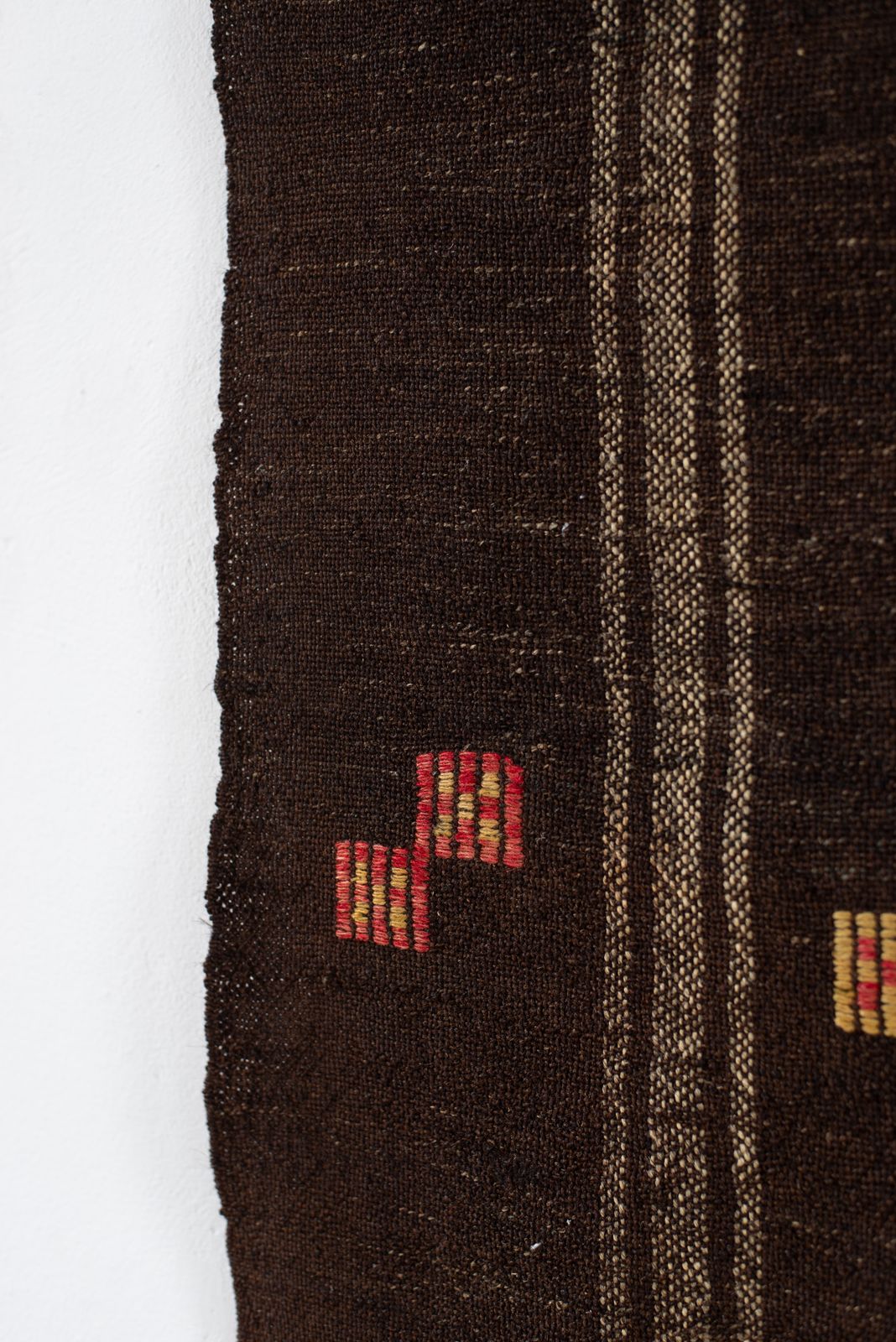 photo for sale Vintage Flat Weave Turkish Wool And Goat Hair Kilim C1960