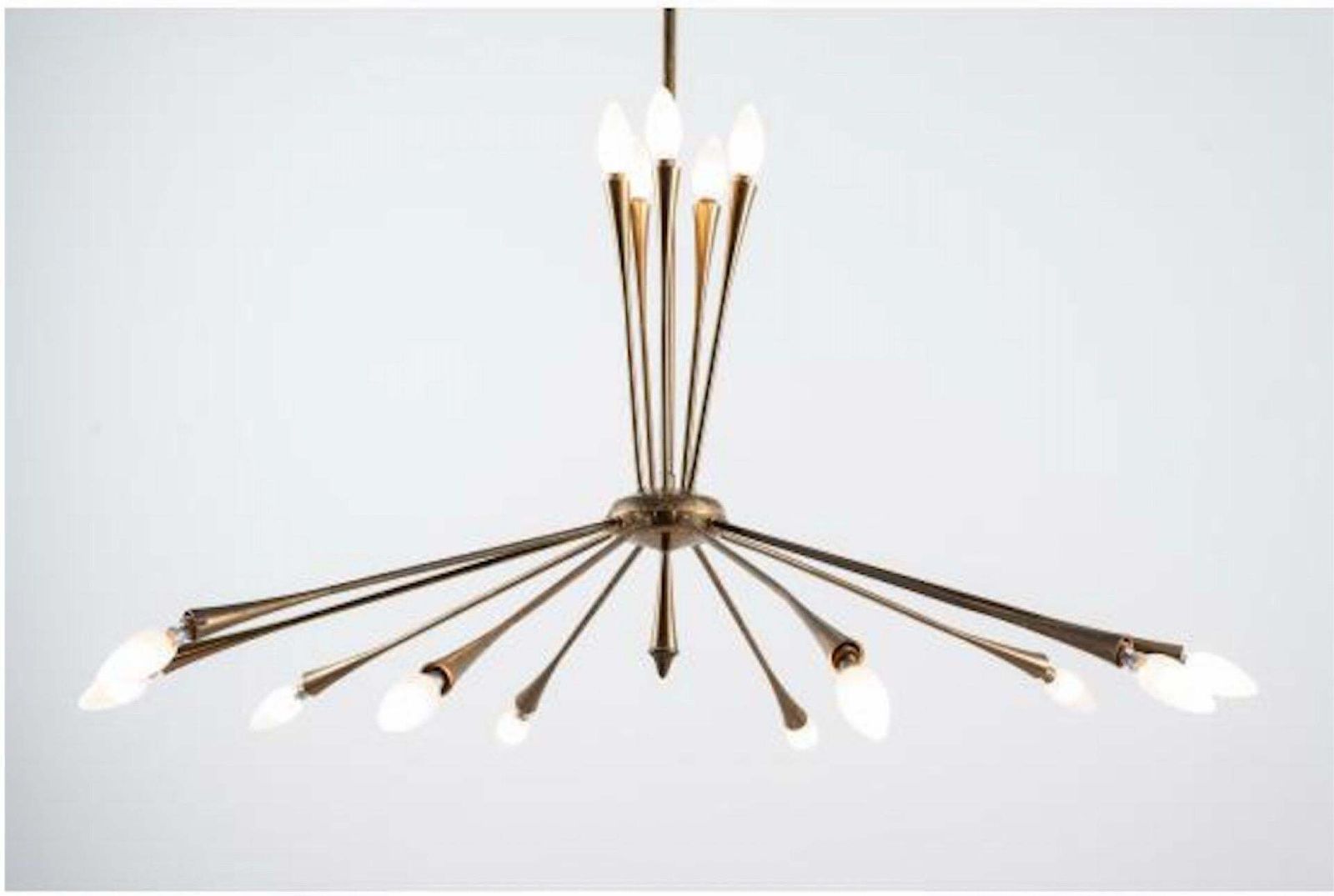 1950s Mid Century Modern Huge Sputnik Chandelier By Oscar Torlasco For Lumi photo furniture