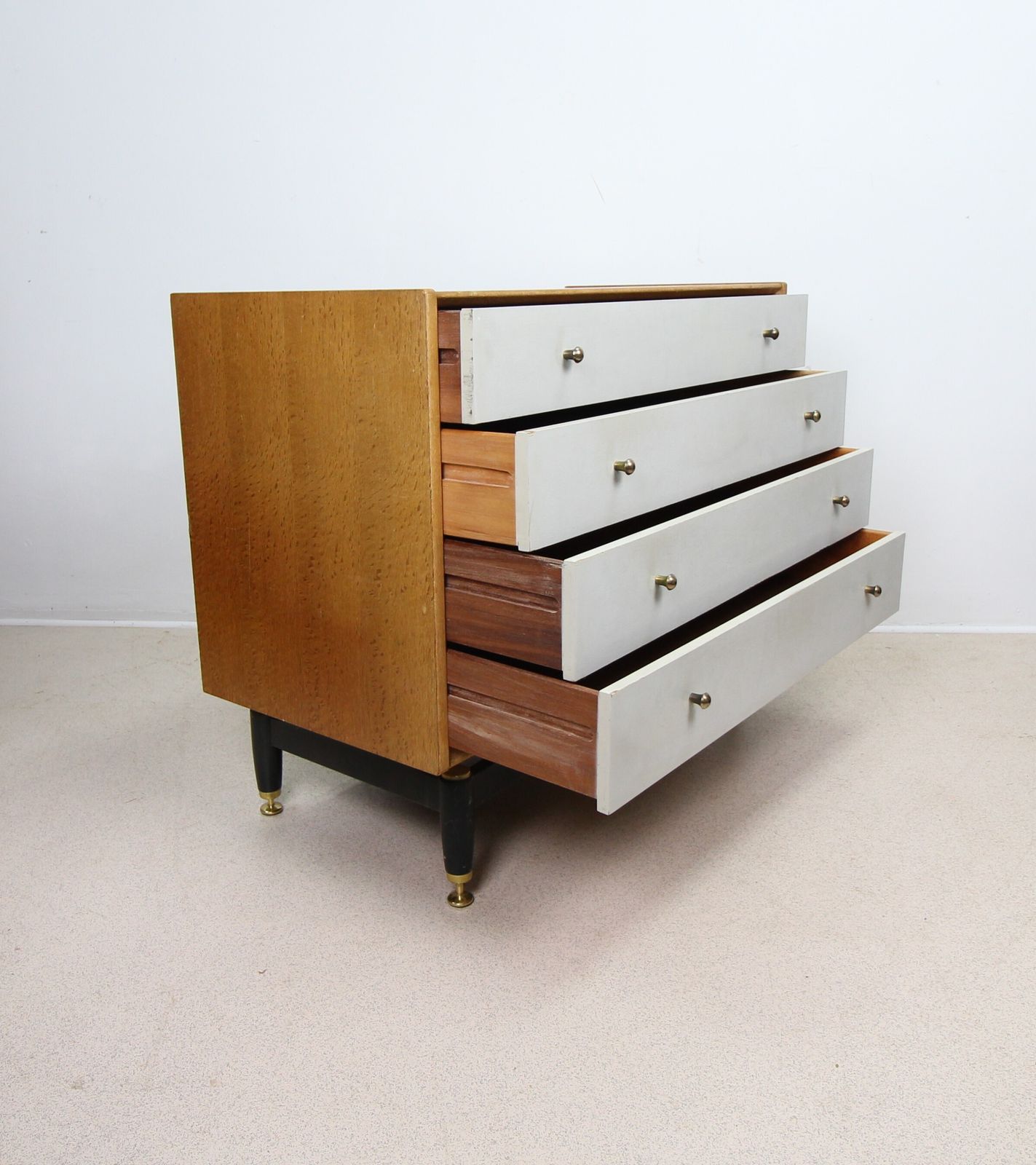 Furniture G Plan E Gomme Mid‑Century 4 Drawer Chest Of Drawers  Read Details photo