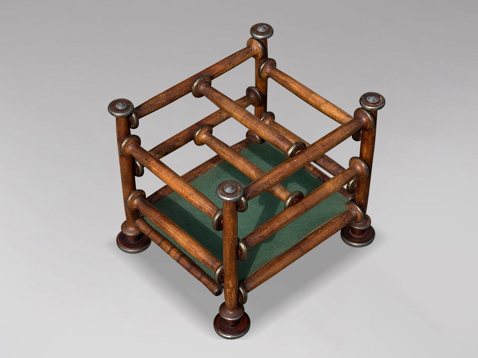 Late 19th Century Walnut Magazine Rack photo Home Decor