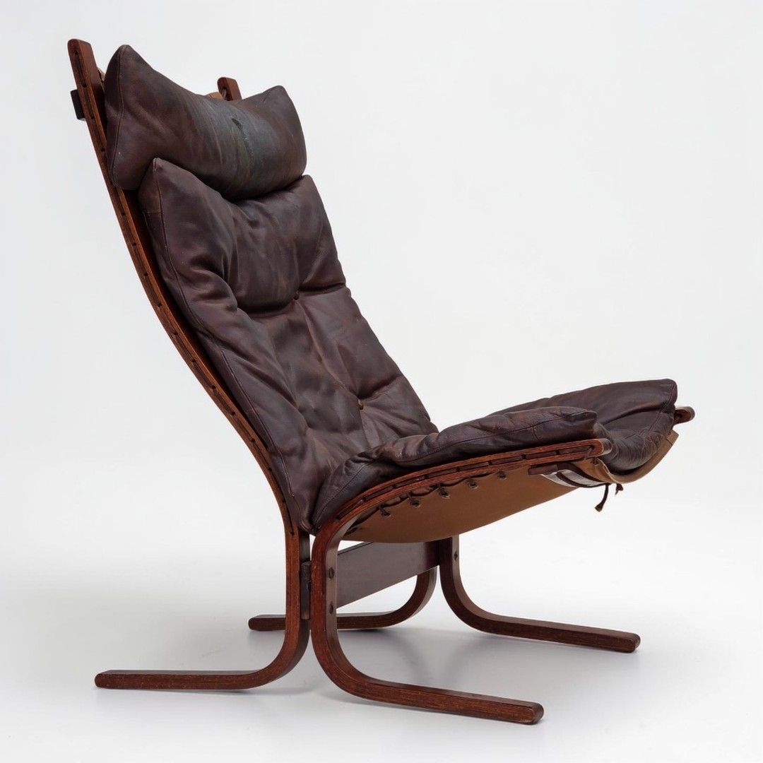 Ca. Jaren 1970, Noors Design Van Ingmar Relling, Loungestoel, Model "Siesta".