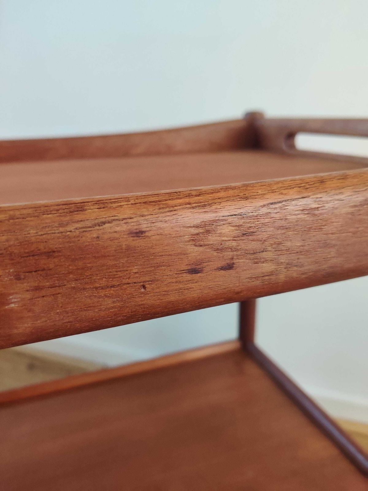 photo vinterior Vintage Hans J Wegner At 45 Teak Drinks Trolley, Andreas Tuck Mid Century Design 1950's Danish Made. Delivery Details Check Description.