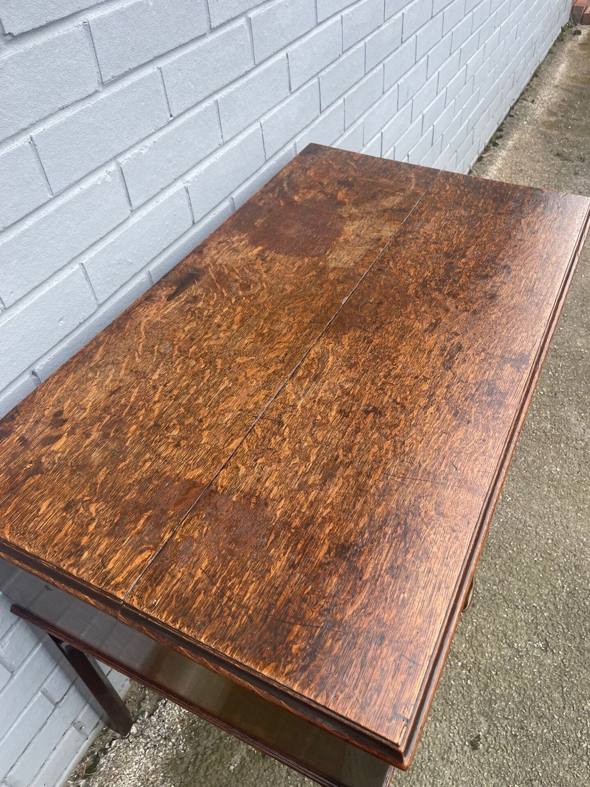 Antique Geo III Oak Side Table Lowboy photo buy