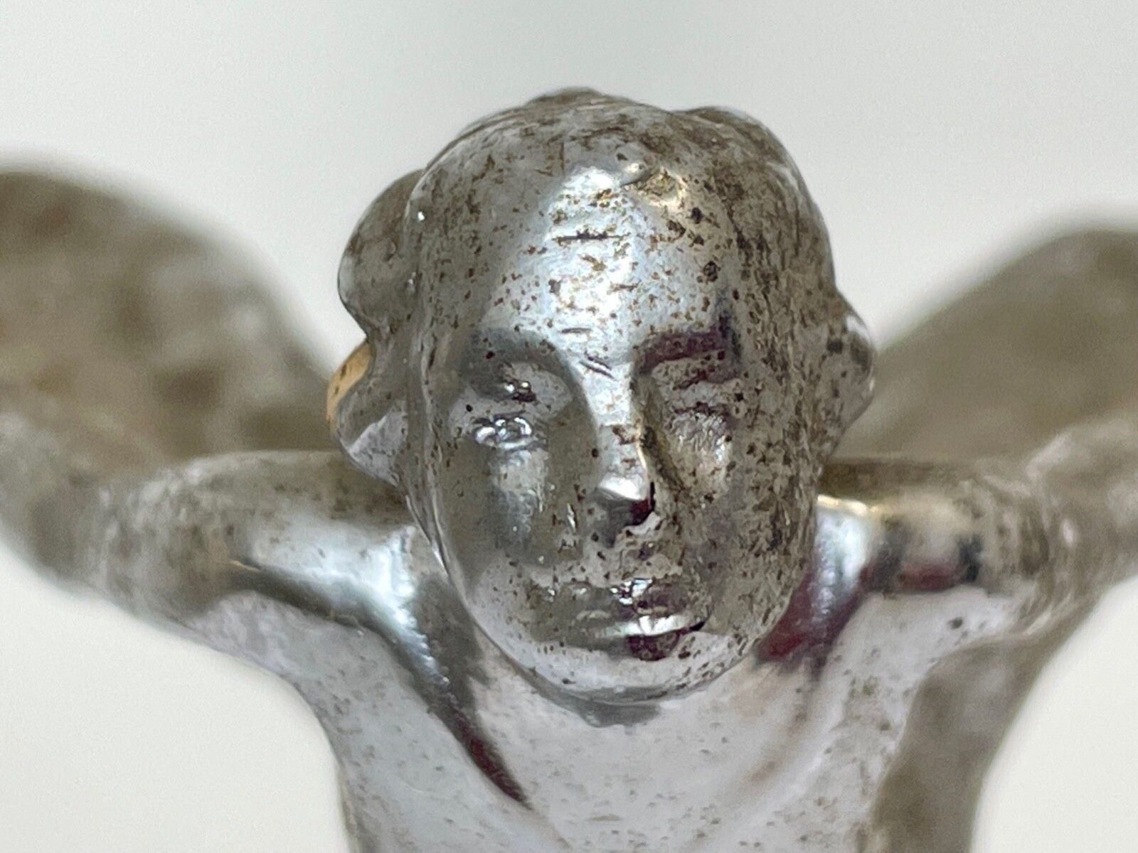 Rare Rolls Royce Kneeling Spirit Of Ecstasy Car Mascot By Charles Sykes C1934 photo vinterior
