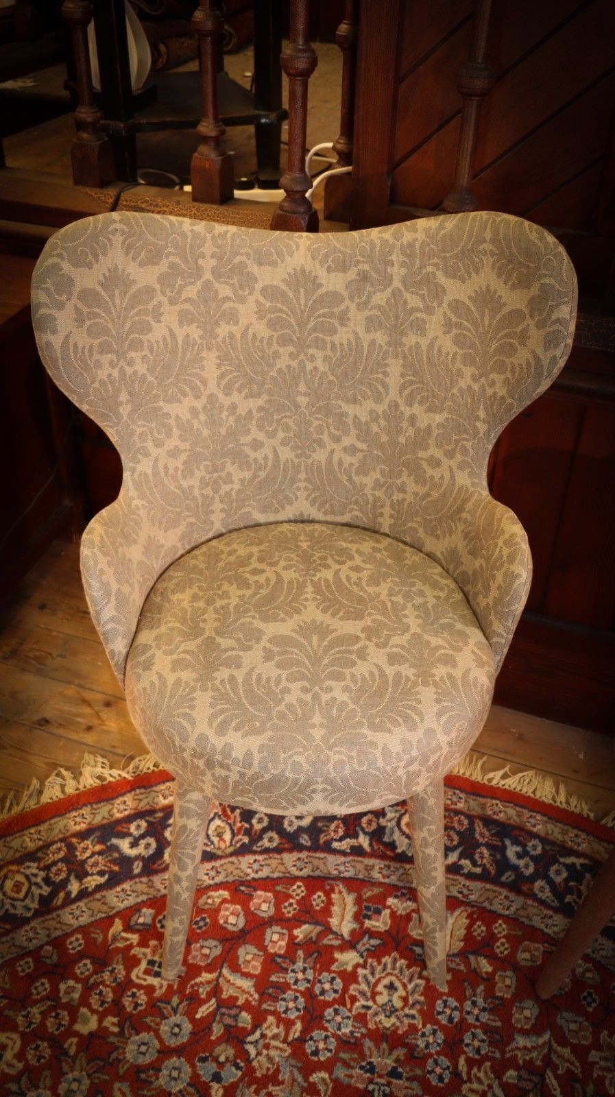 Superb Pair La Fibule Paris Kay Armchairs In Gorgeous Baroque Patterend Fabric🚚 photo buy