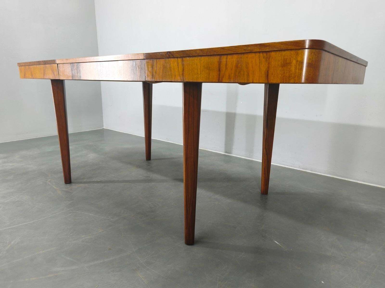 Mid Century Extendable Dining Table By Up Závody, Czechoslovakia 1950s photo buy