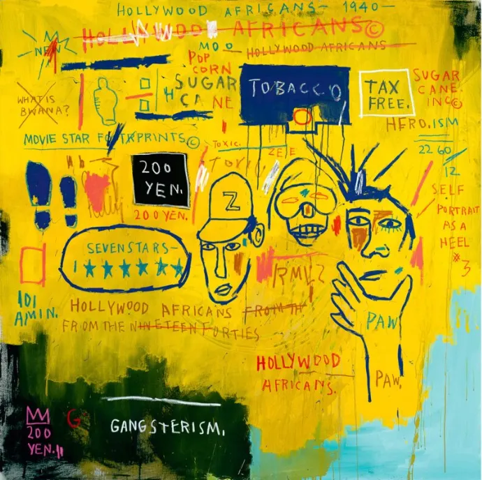 Jean Michel Basquiat Framed Poster Trumpet Hollywood Africans photo furniture