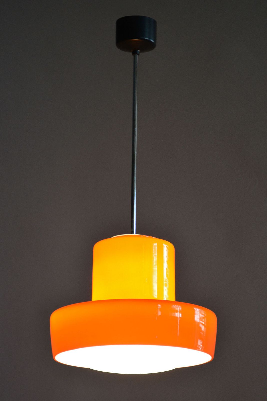 photo for sale Restored Mid Century Chandelier, By š. Tabery For Opp Jihlava, Czech, 1960s