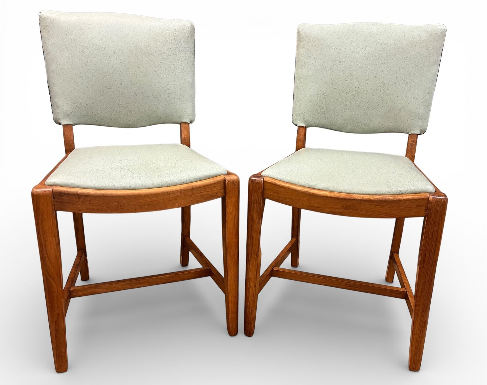 photo for sale Pair Of 1960s Bis Dining Chairs – Mid Century British Industrial Seating