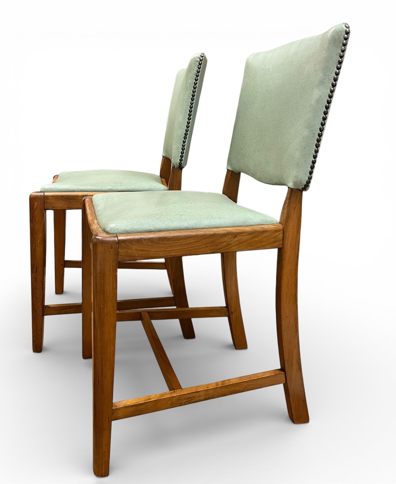 photo vinterior Pair Of 1960s Bis Dining Chairs – Mid Century British Industrial Seating