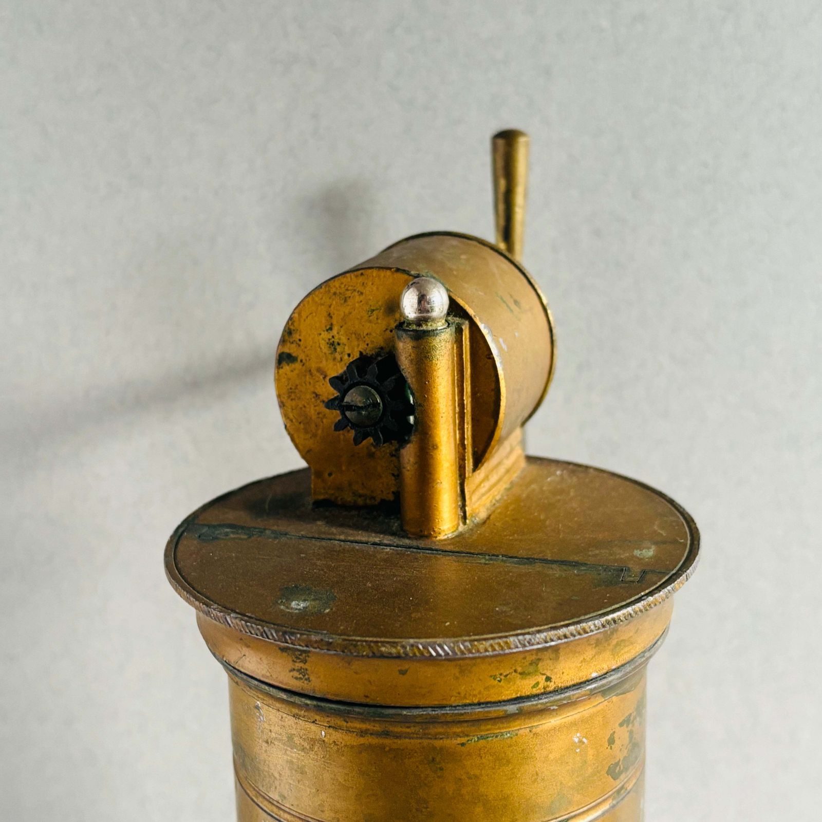 French Antique Brass Colonic Irrigator photo 80.0