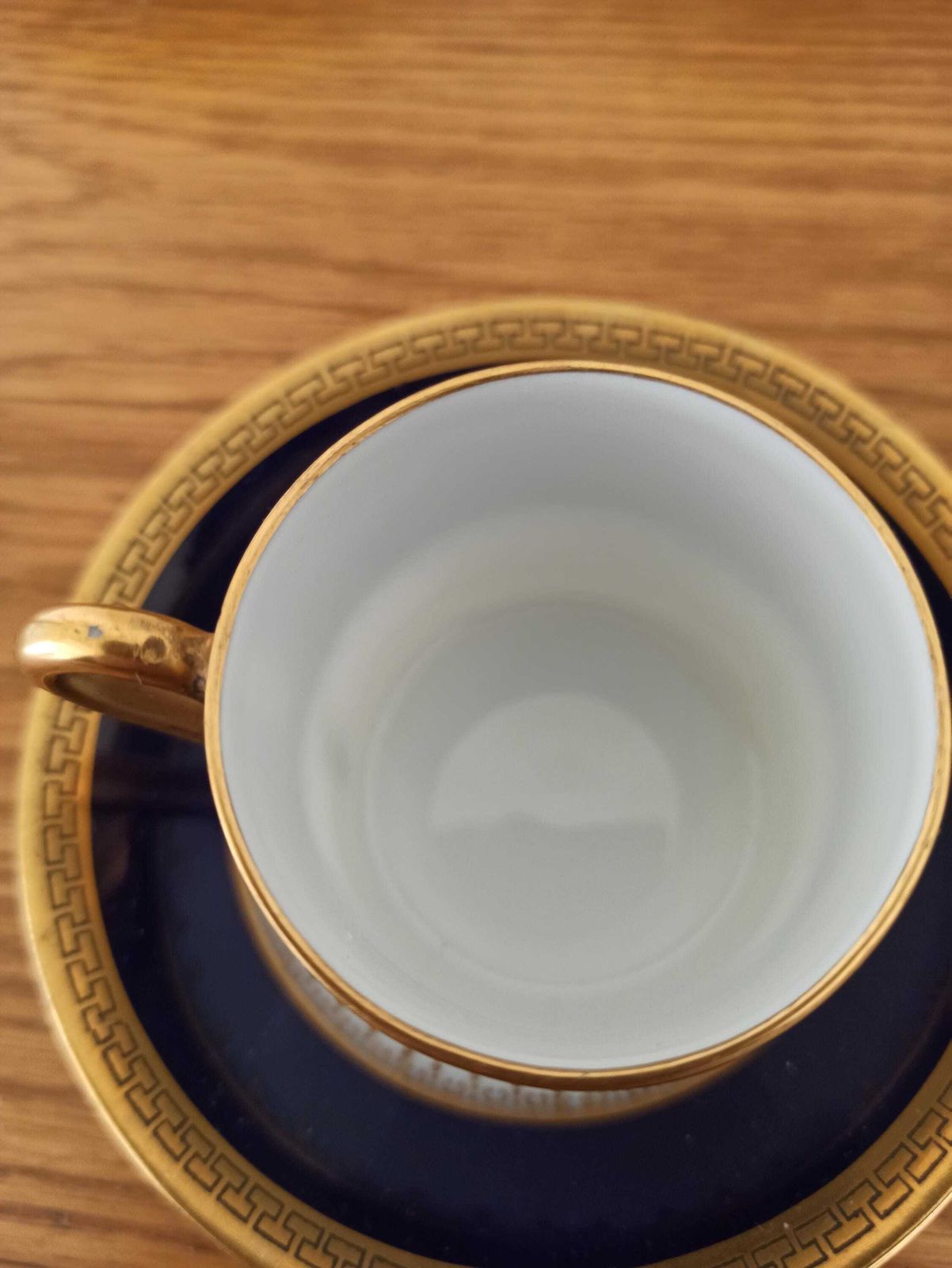 Vintage Epiag Royal, Cobalt Blue Small Cups And Saucers. Vintage. Very Good Condition. photo Home Decor