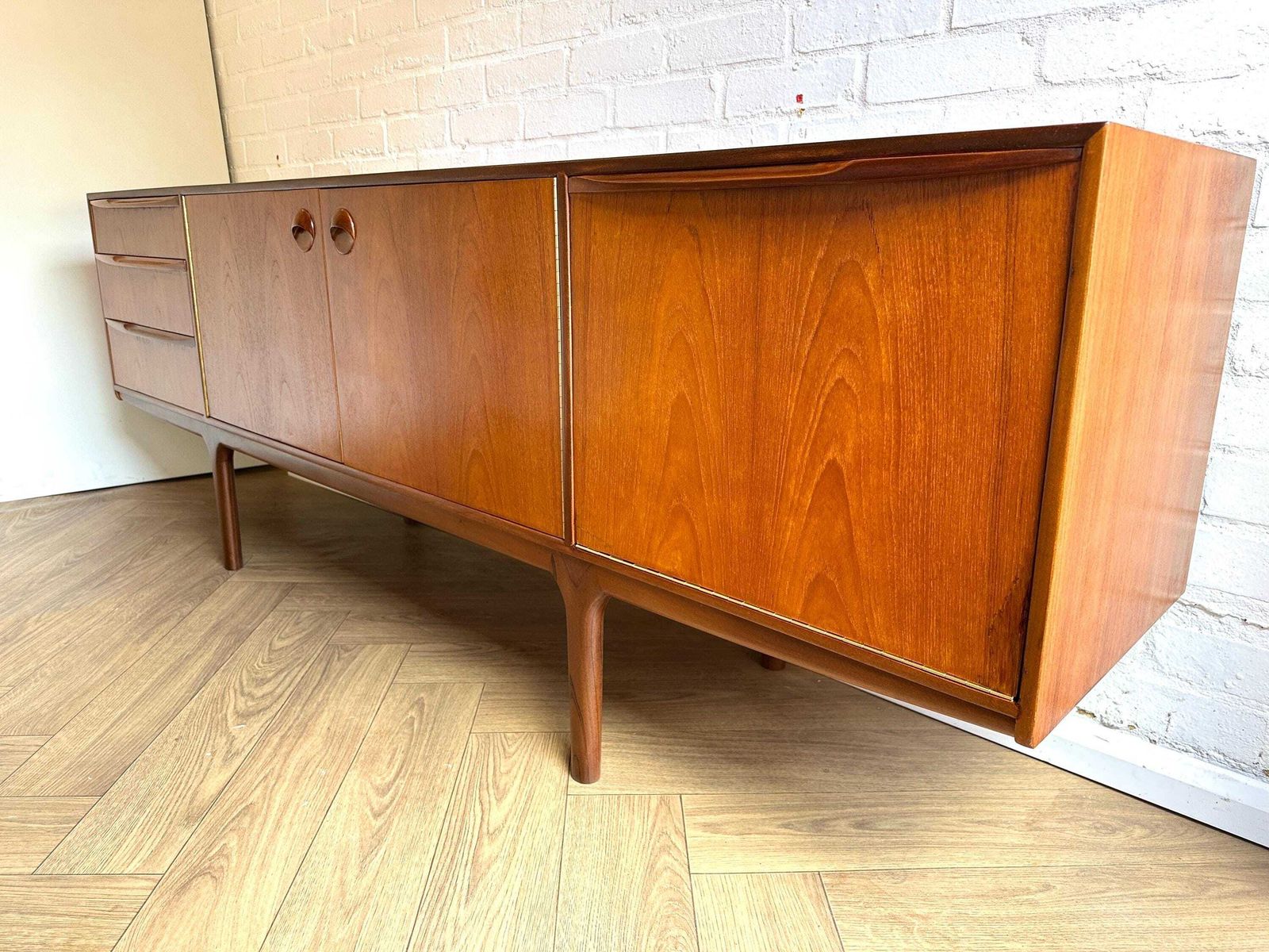 Furniture McIntosh Of Kirkcaldy ‘Dunfermline’ 1960’s Teak Sideboard Refinished Mid Century photo
