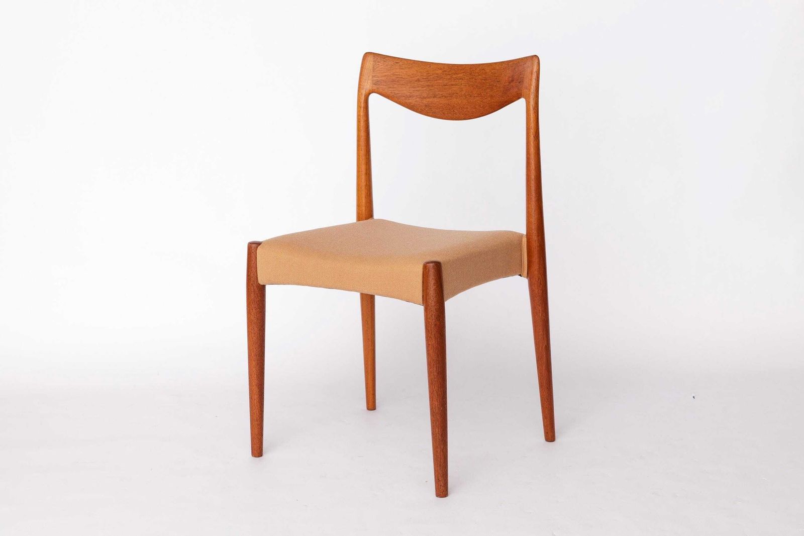 Pair Of Bambi Dining Chairs By Rastad & Relling For Gustav Bahus, Norwegian 1960s Mid Century Teak Chairs photo vinterior
