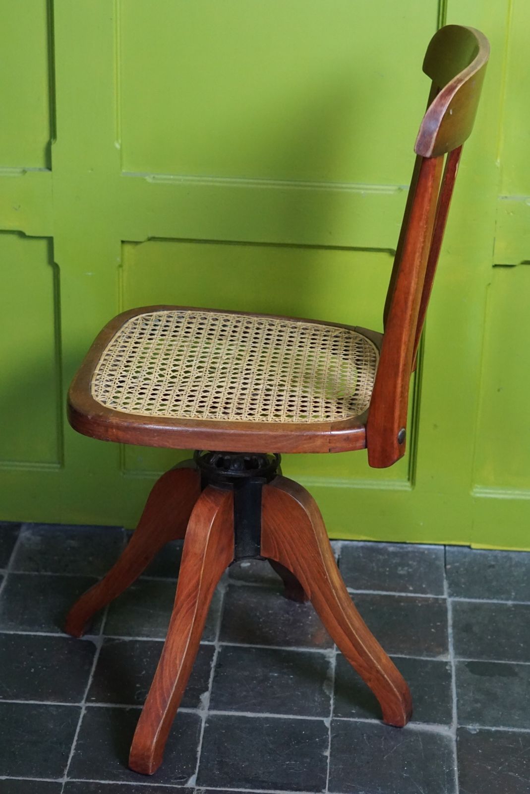 A French Swivel Office Chair, 1940s photo furniture