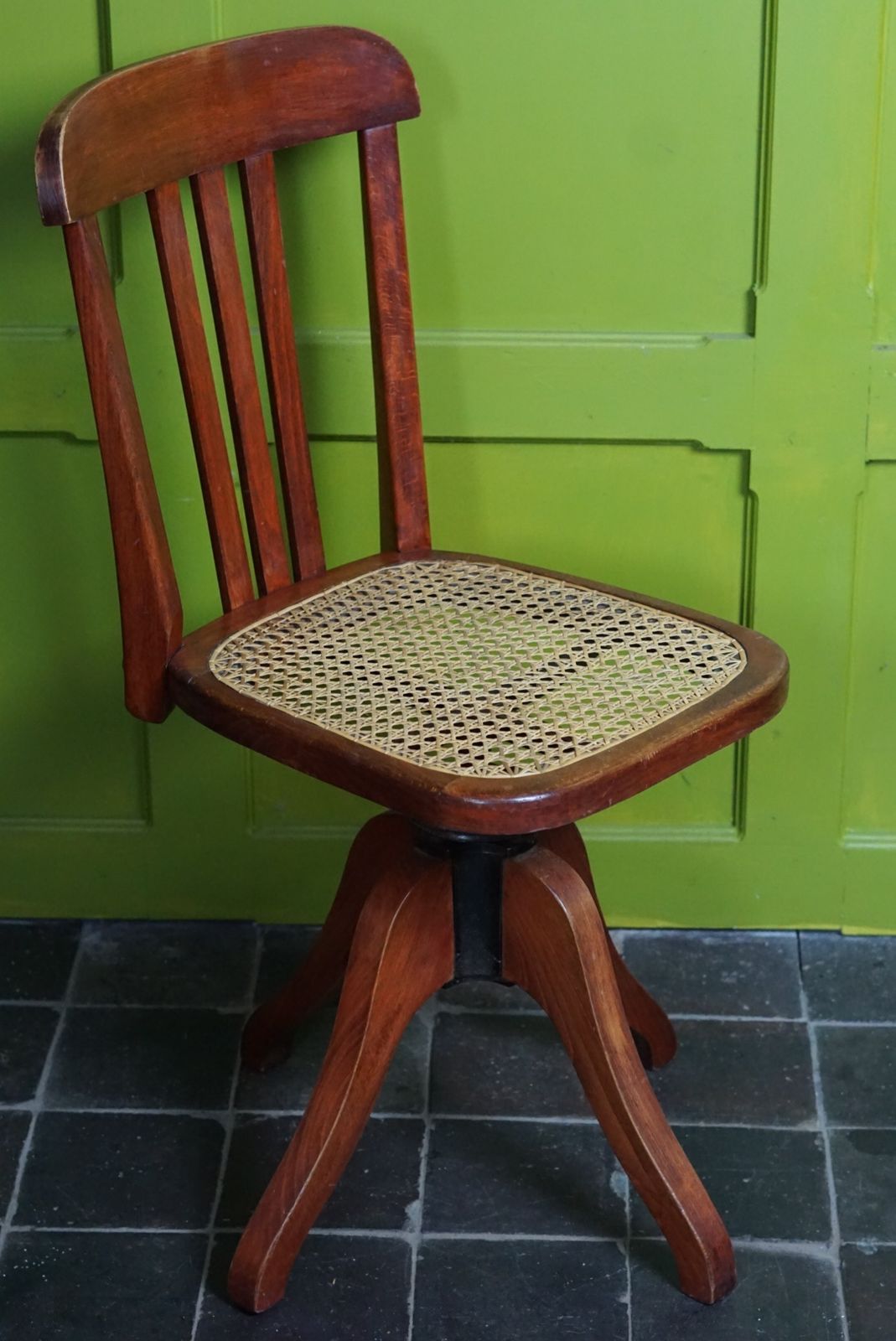 A French Swivel Office Chair, 1940s