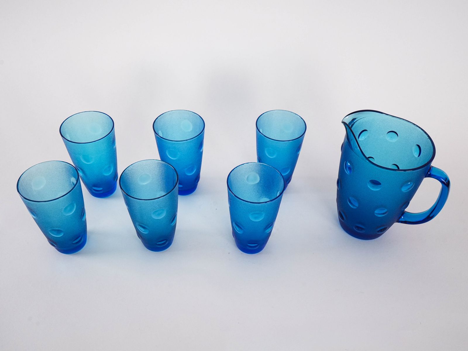 Set Van Karaf En Glazen, Italiaans Design, Jaren 1970, Made In Italy photo vinterior