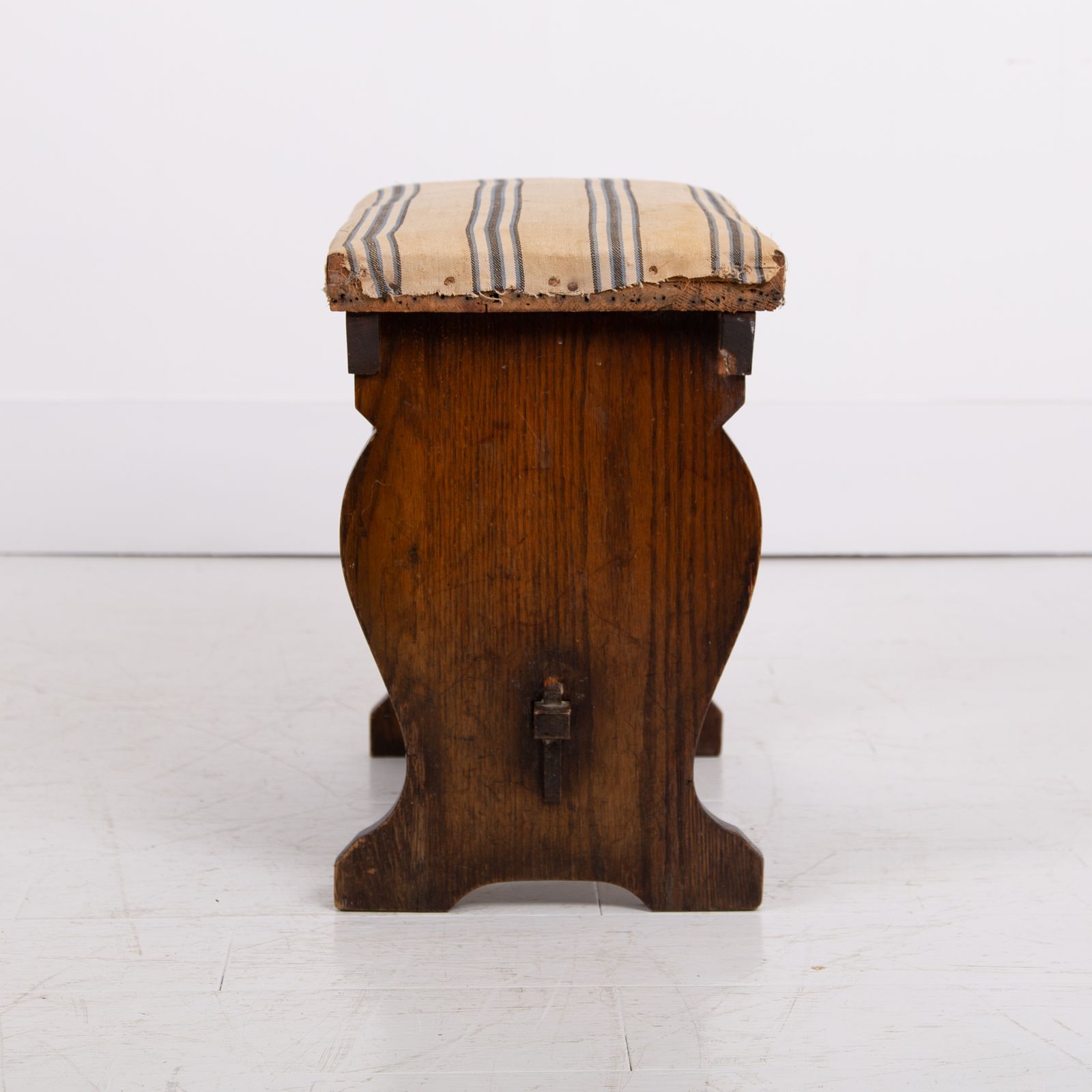 photo for sale Pair Oak Arts And Crafts Low Stools We Have 2 Pairs