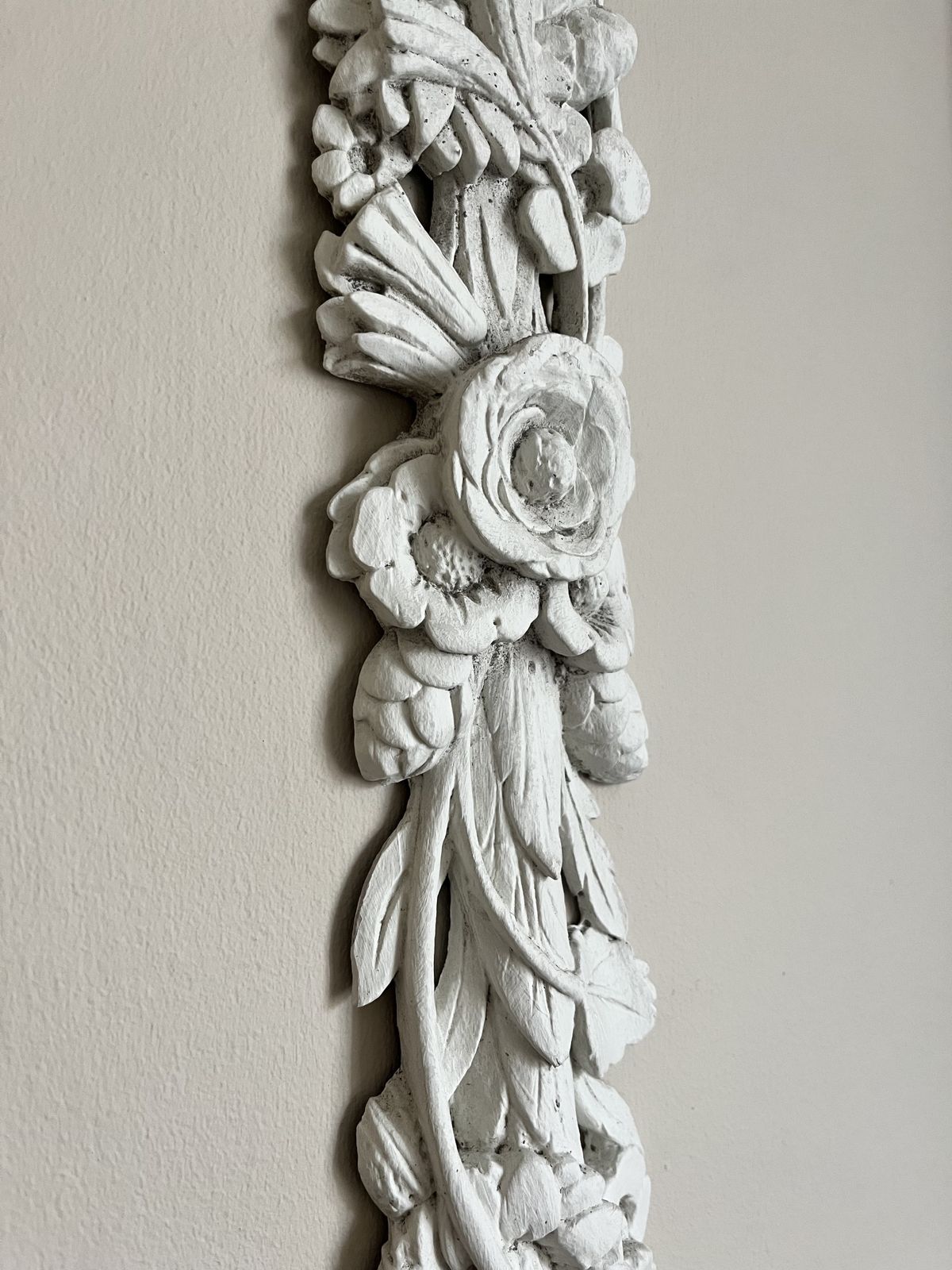 A Decorative Pair Of 19th Century Carved And Painted Wall Drops photo Art