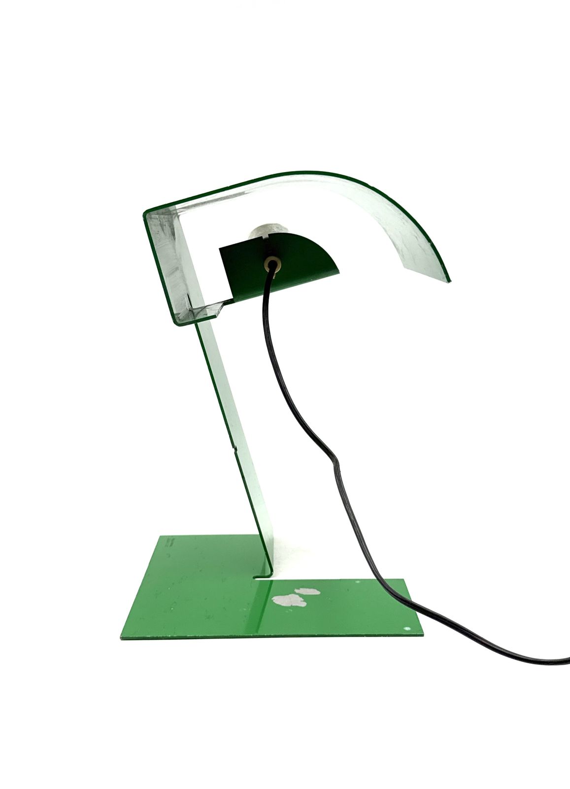 photo for sale Stilnovo 'Blitz' Table Lamp In Emerald Green – Trabucchi, Vecchi, Volpi, Italy 1972
