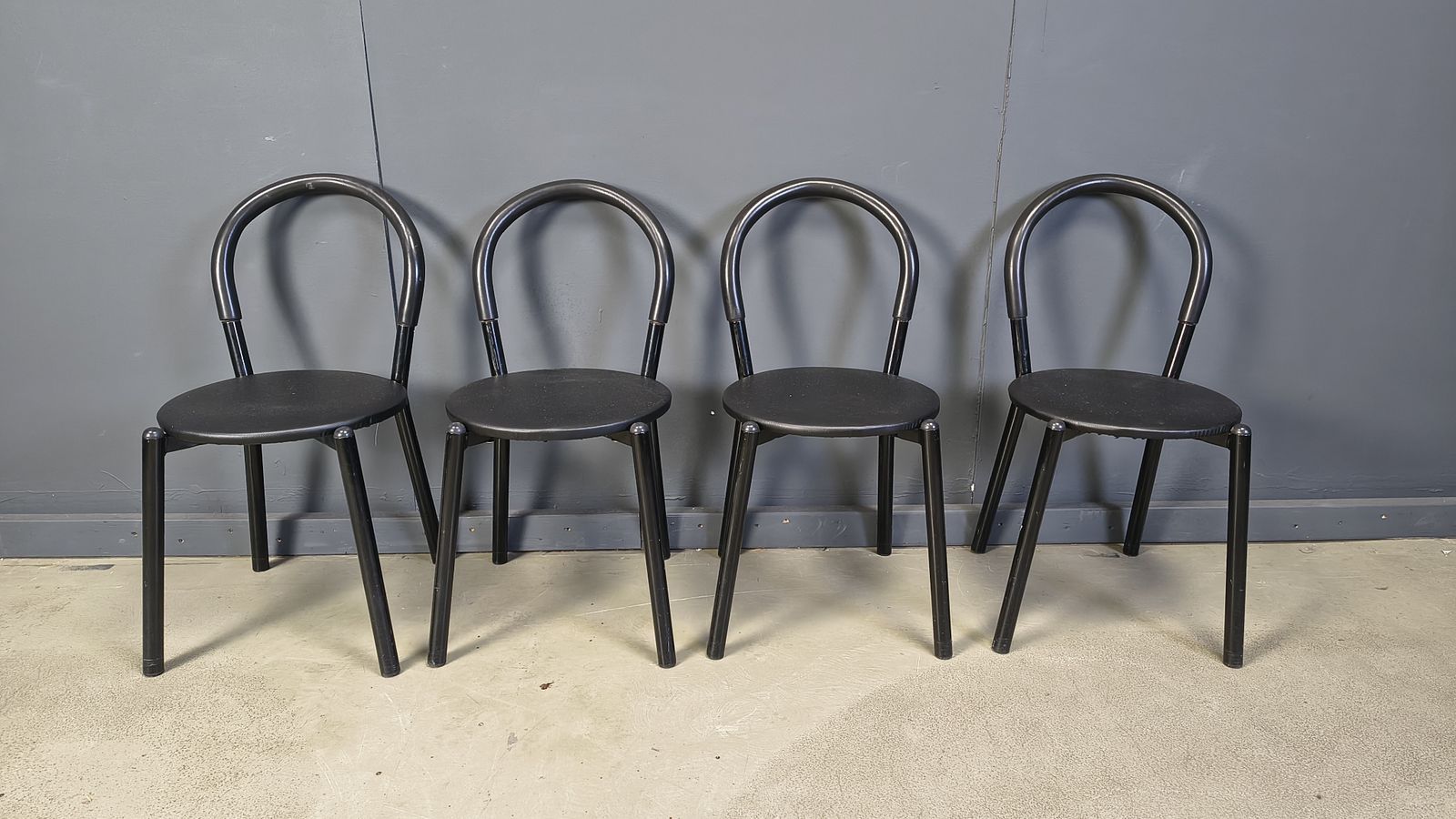 photo buy Postmodern Italian Dining Chairs Set Of 4   1980s